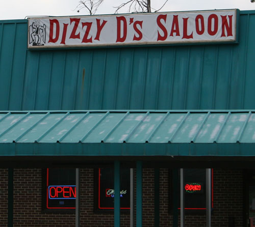 Dizzy D-s saloon banner