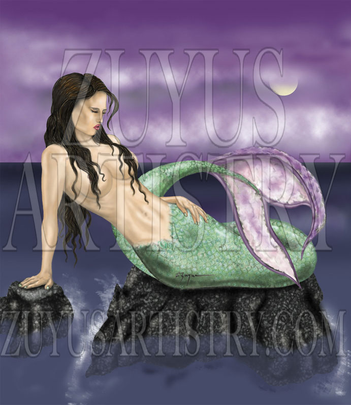 mermaid painting/zuyus